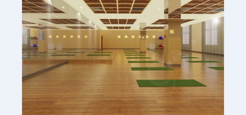 松木運(yùn)動木地板，瑜伽舞蹈室的正確選擇